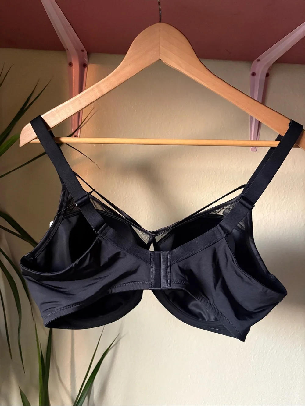 Understance Peek-Proof Flexwire Contour Demi Bra in Black Noir 40G NWT
